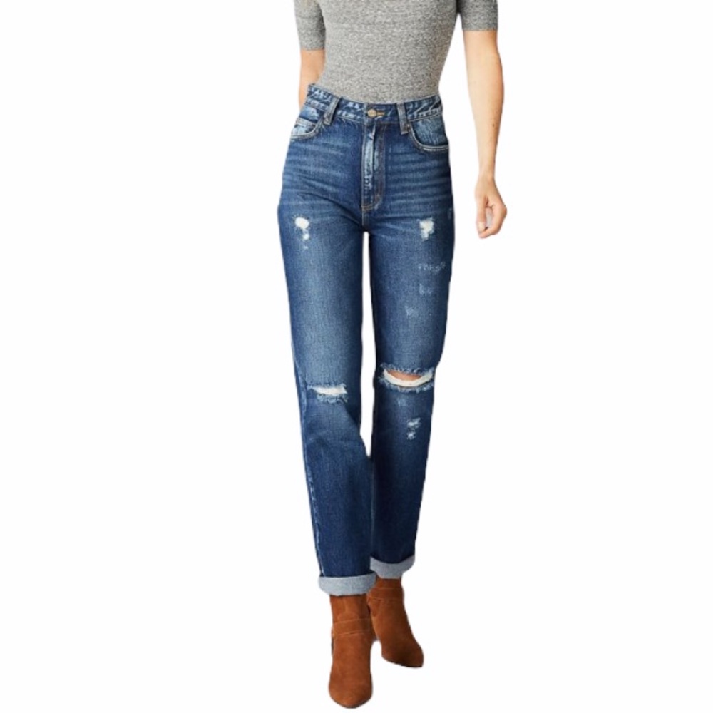 Lee Vintage modern high rise straight ankle jeans size 28